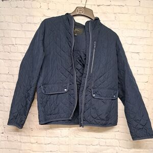 J. Crew Factory Women's Navy Quilted Jacket